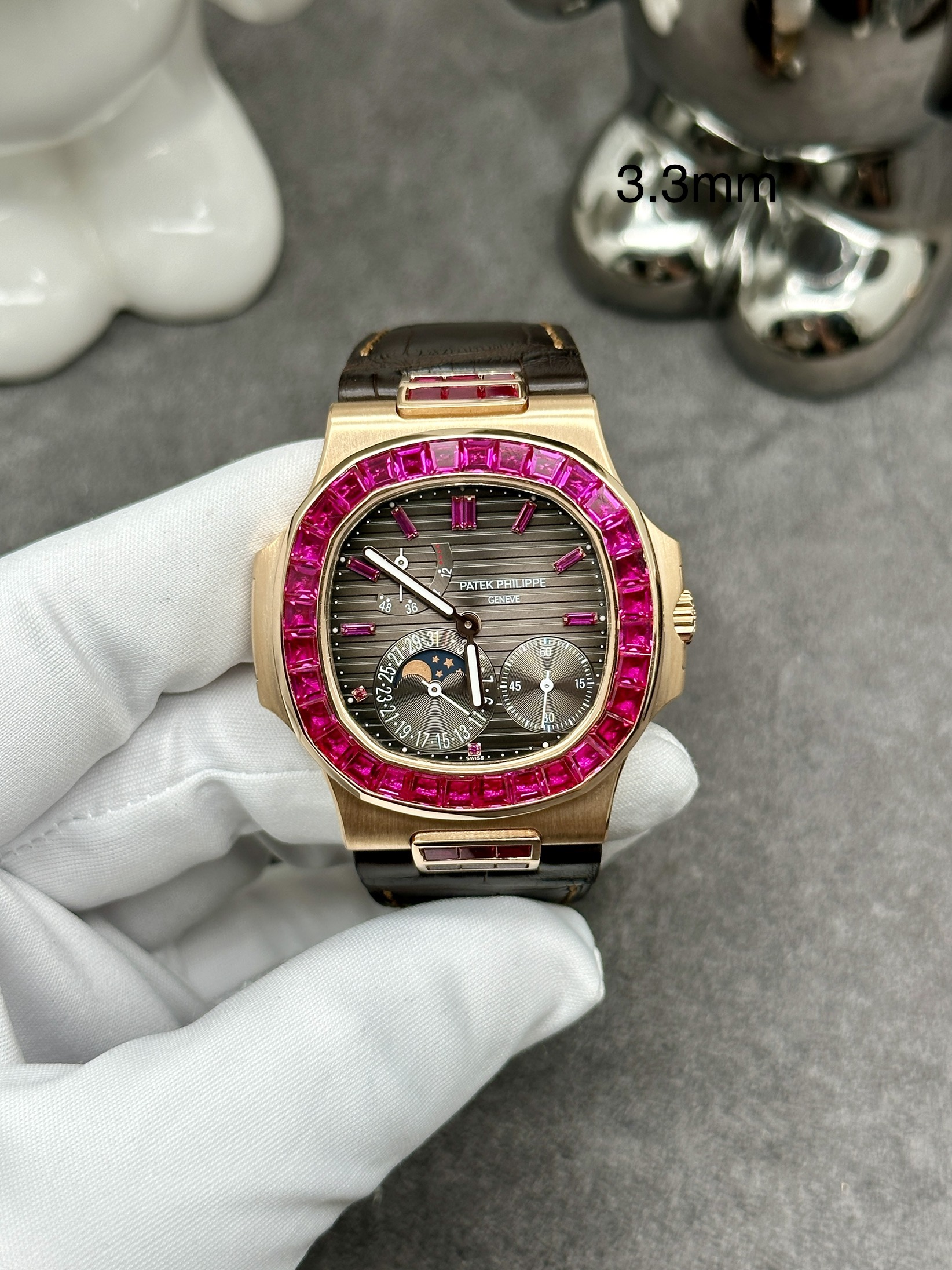 Patek Philippe Rose Gold Diamond Upgrade watch
